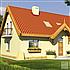 TYMEK wariant D z podwójnym garażem i ścianką kolankową 131 m2