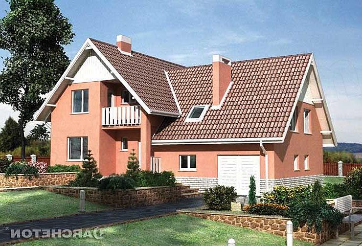 Projekt domu Ostoja - murowana - ceramika