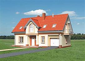Antałek Mobil - murowana – beton komórkowy elewacja