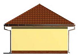 G151 budynek gospodarczy elewacja