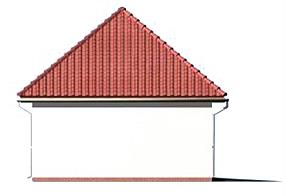 G12 garaż jednostanowiskowy z podpiwniczeniem elewacja