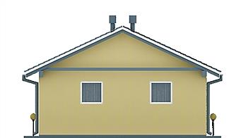 G30 - Budynek garażowy z wiatą elewacja