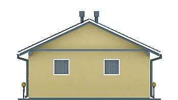 G30 - Budynek garażowy z wiatą elewacja