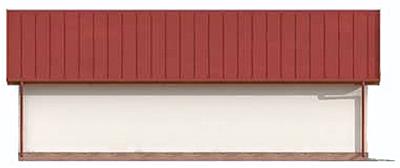 G273 garaż dwustanowiskowy z pomieszczeniem gospodarczym elewacja