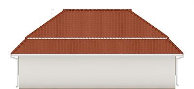 G95 - Budynek garażowo - gospodarczy elewacja