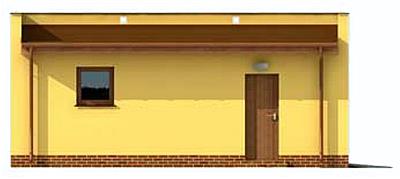 G2a garaż dwustanowiskowy elewacja