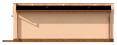 G5A garaż trzystanowiskowy elewacja