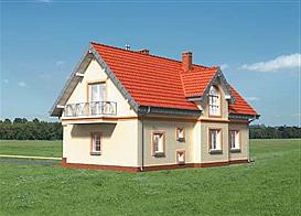 Antałek Mobil - murowana – beton komórkowy elewacja