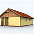 projekt domu G123 budynek gospodarczy