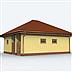 projekt domu G142 budynek gospodarczy