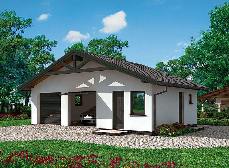 Projekt domu G3 Szkielet drewniany