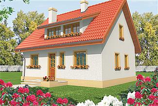 Projekt domu Calineczka