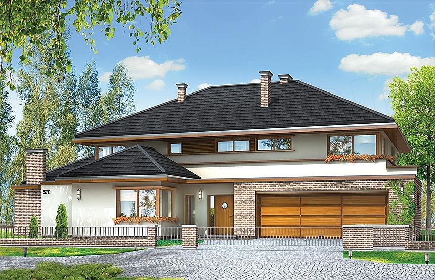 Projekt domu Willa z basenem