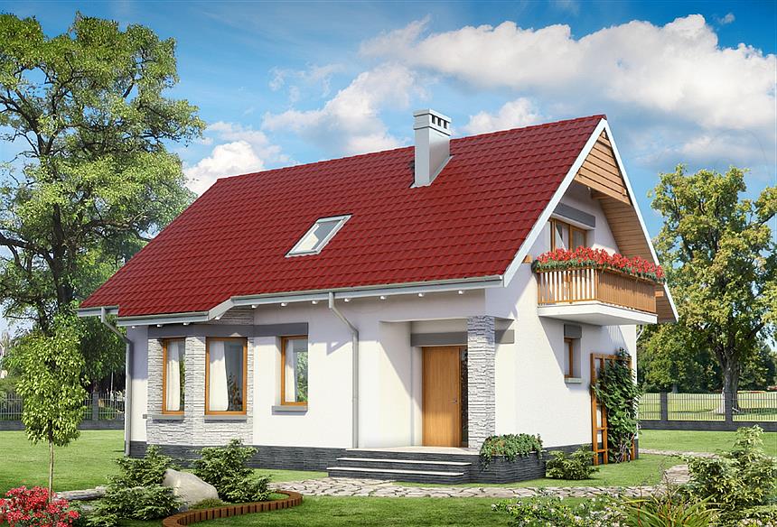Projekt domu Calineczka (957)