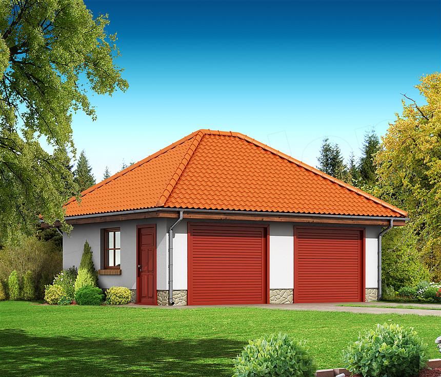 Projekt domu Garaż g 2 (01)