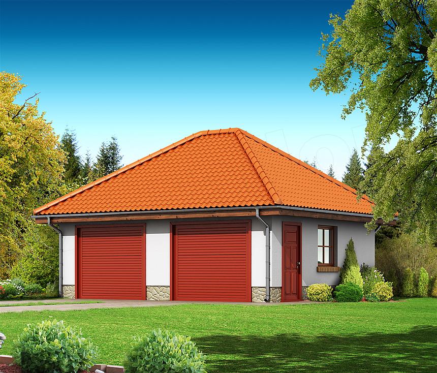 Projekt domu Garaż g 2 (01)