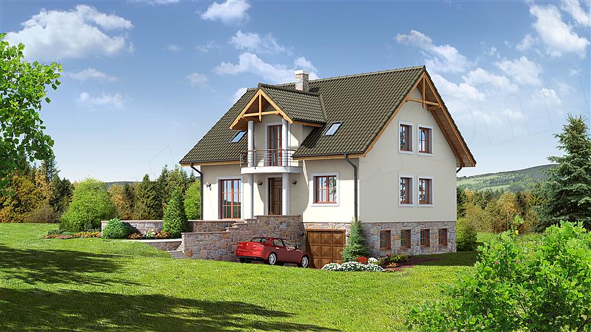 Projekt domu Jaworki 9m