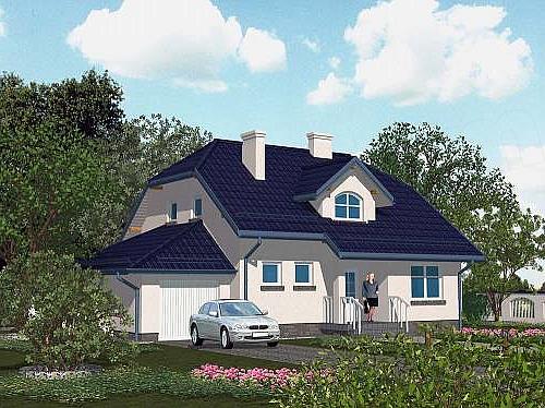 Projekt domu APS 074 + G