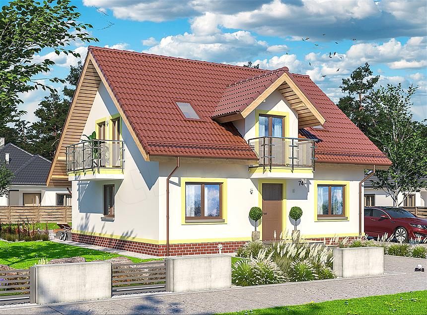 Projekt domu Ares paliwo stałe