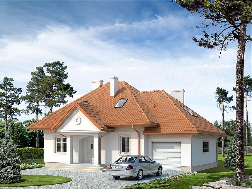 Projekt domu Szafran