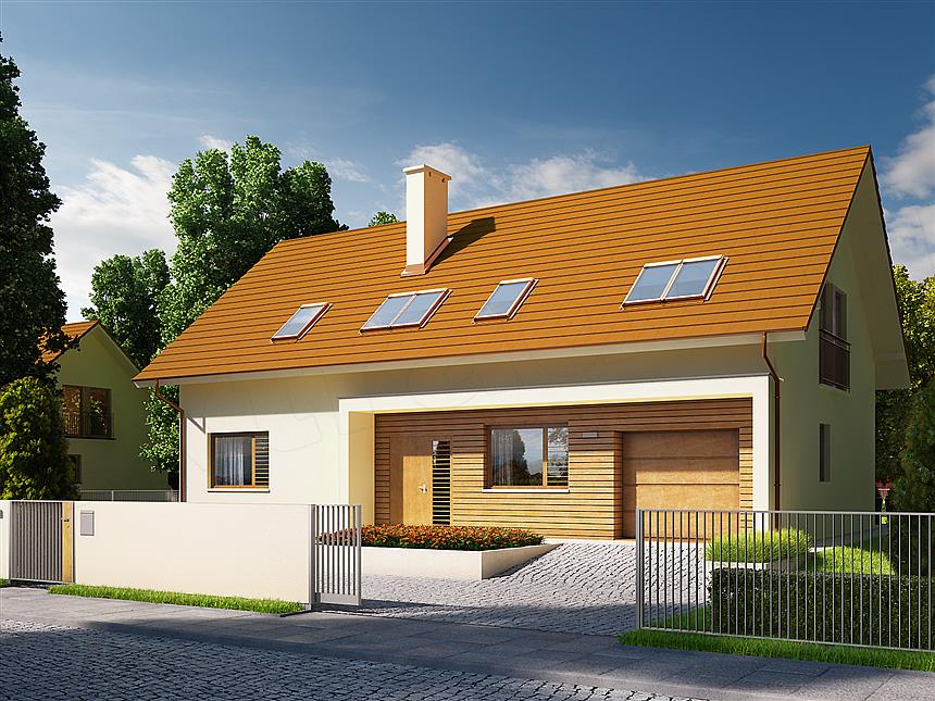 Projekt domu E6 G1 (wersja B) economic