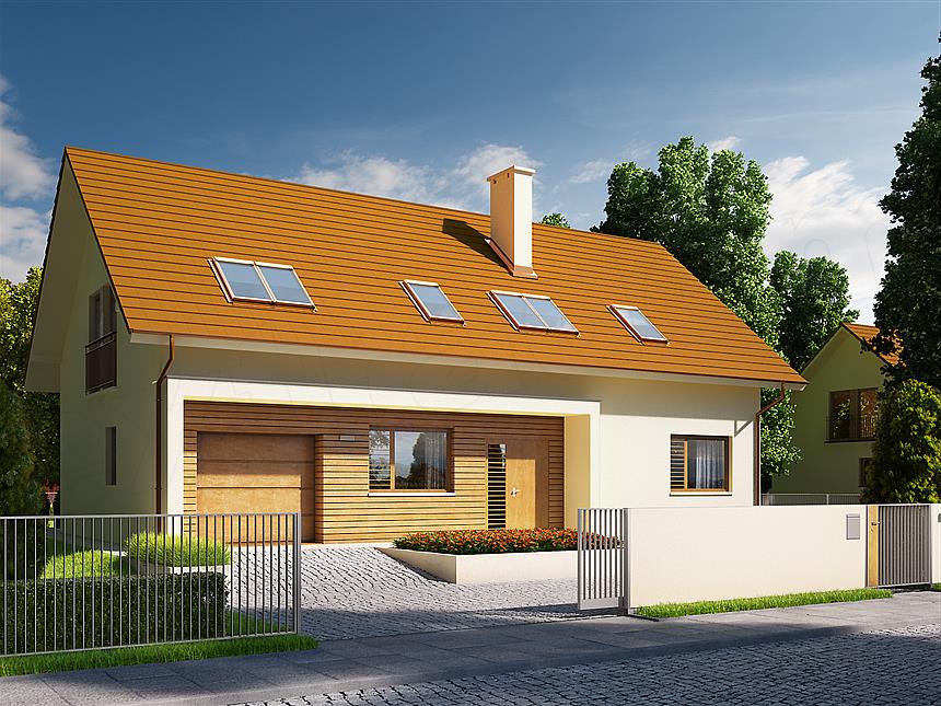 Projekt domu E6 G1 (wersja B) economic