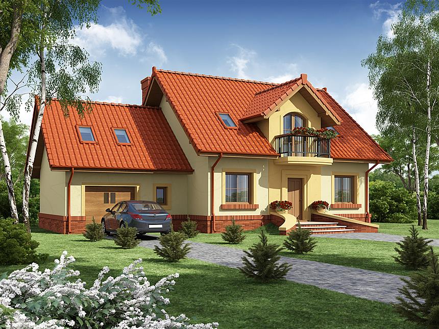 Projekt domu Cezar