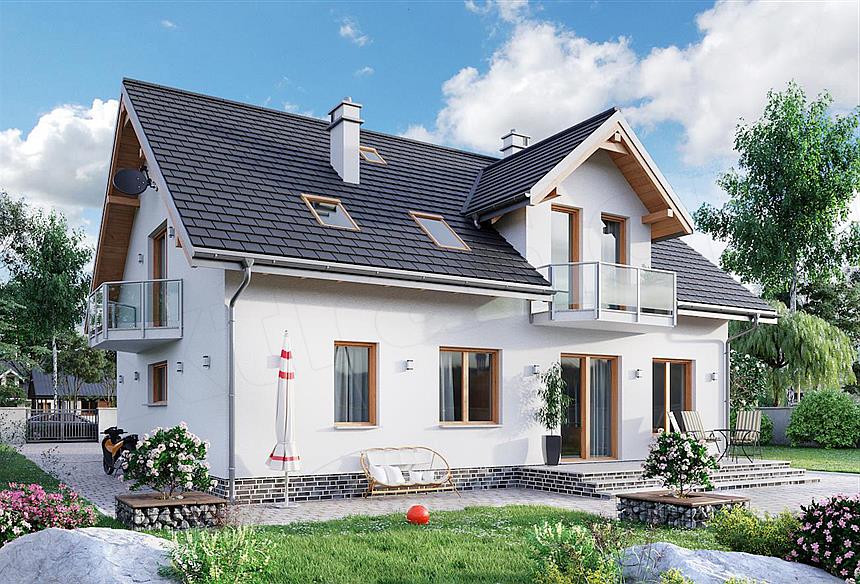 Projekt domu Pola - murowana – beton komórkowy