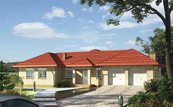 Projekt domu Kamieniec - szkielet drewniany lekki