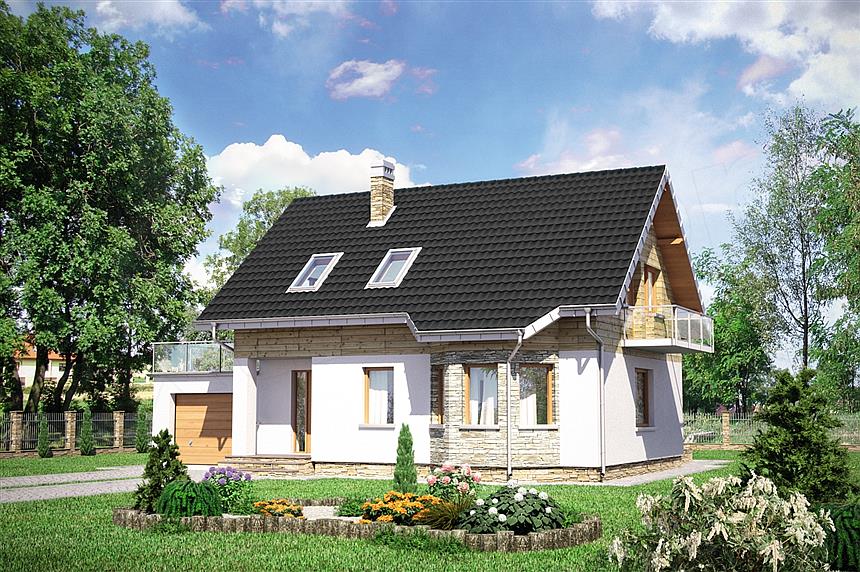 Projekt domu Calineczka-2 (845)