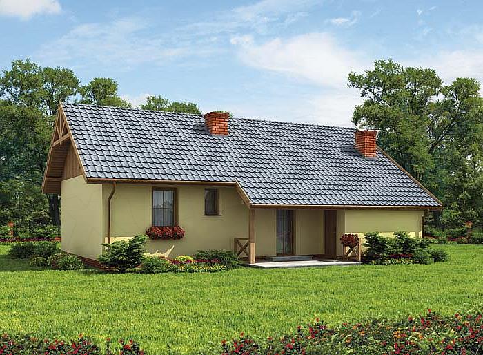 Projekt domu Bergamo 2 dom letniskowy