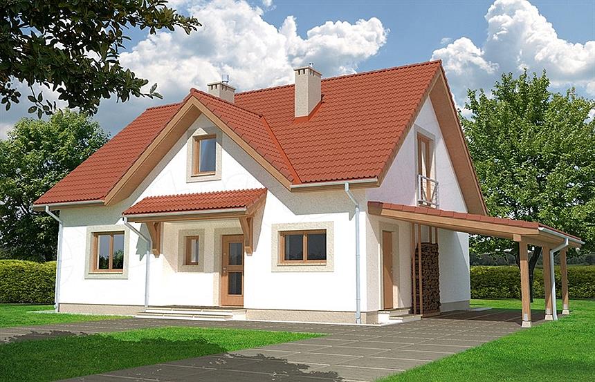 Projekt domu Maria A wiata