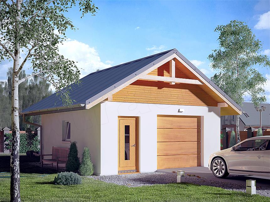 Projekt domu Garaż G7