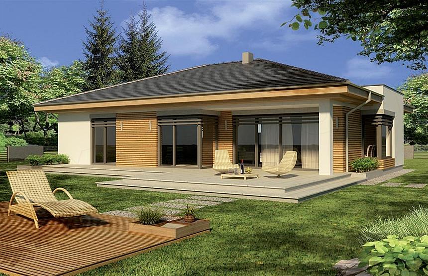 Projekt domu Alabama 3A wiata