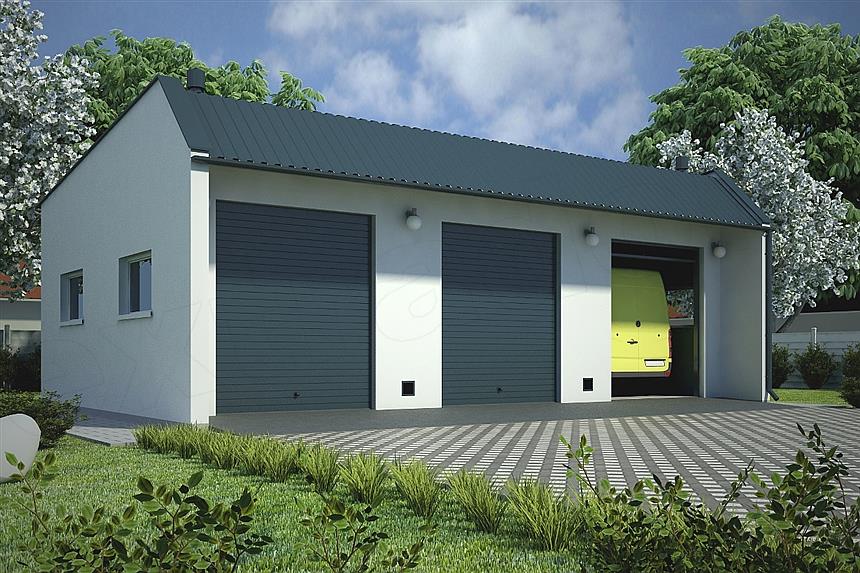 Projekt domu G52 - Budynek garażowy