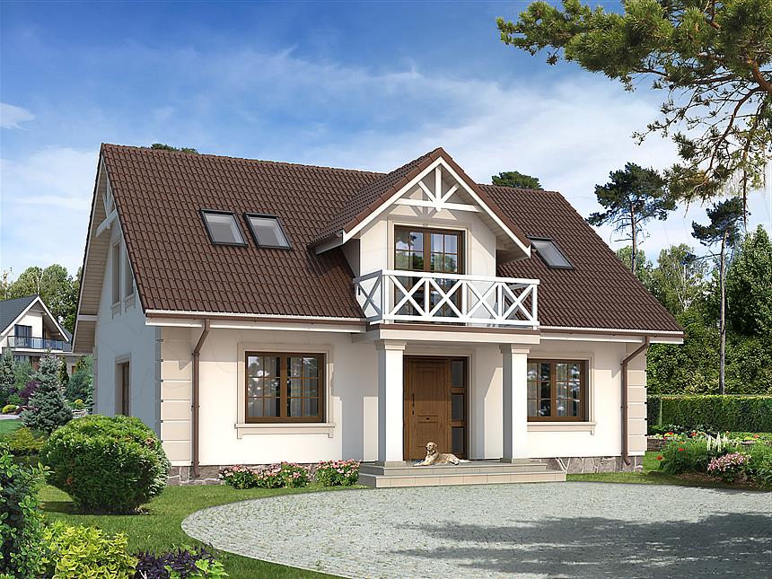 Projekt domu Dudek 2 dr-T