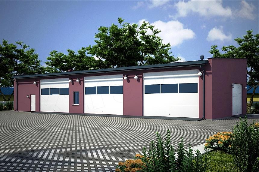 Projekt domu G92 - Budynek gospodarczy