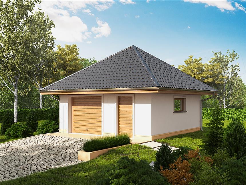 Projekt domu Garaż G37