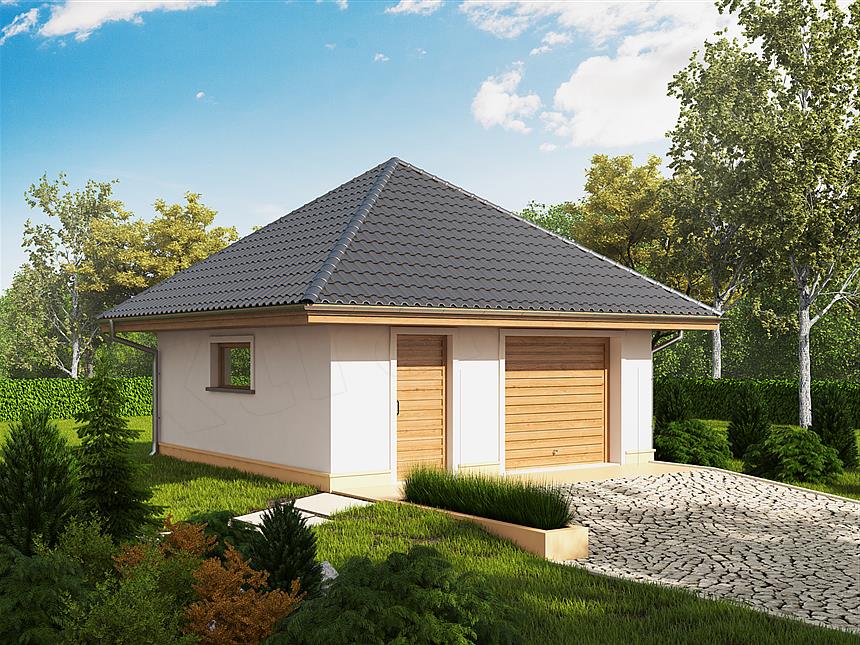 Projekt domu Garaż G37