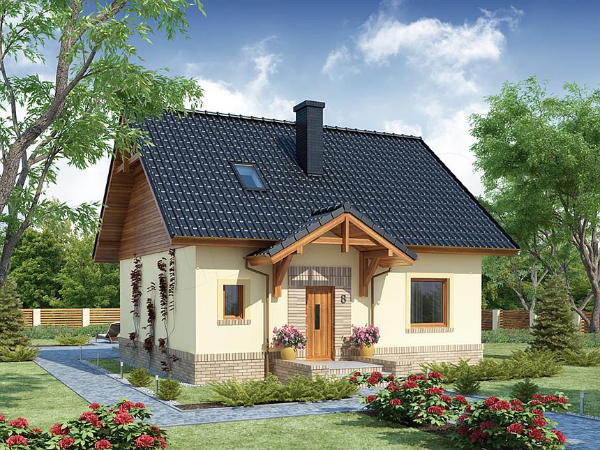 Projekt domu Aspazja 3