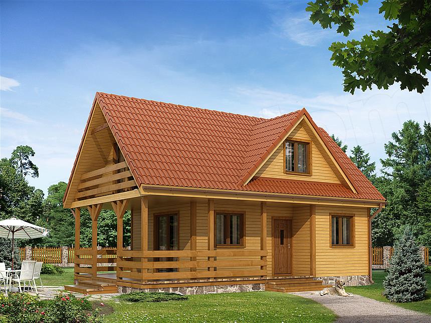 Projekt domu Poziomka dr-S