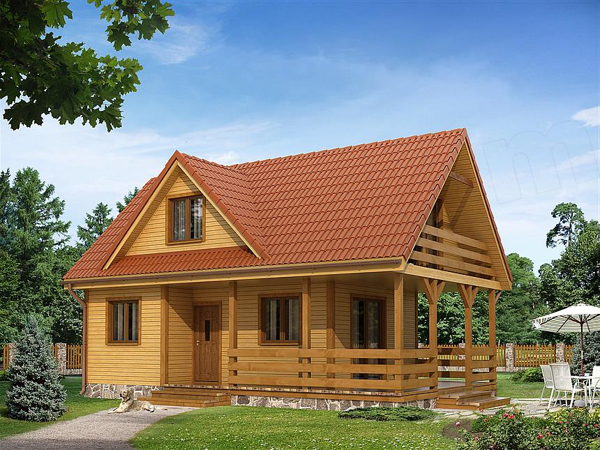 Projekt domu Poziomka dr-S