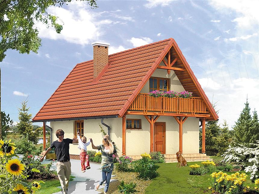 Projekt domu Mikrus 2