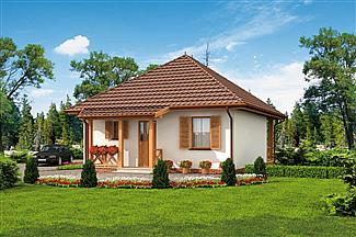 Projekt domu San Antonio dom letniskowy