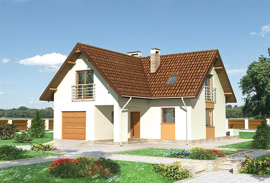 Projekt domu Miriam - murowana – ceramika