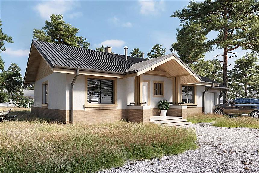 Projekt domu Aspen III LMB67b