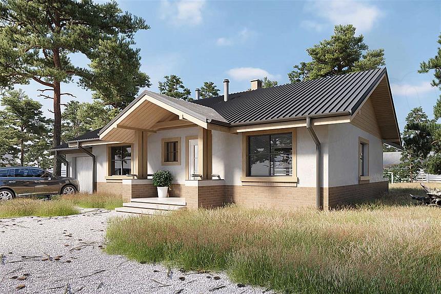 Projekt domu Aspen III LMB67b