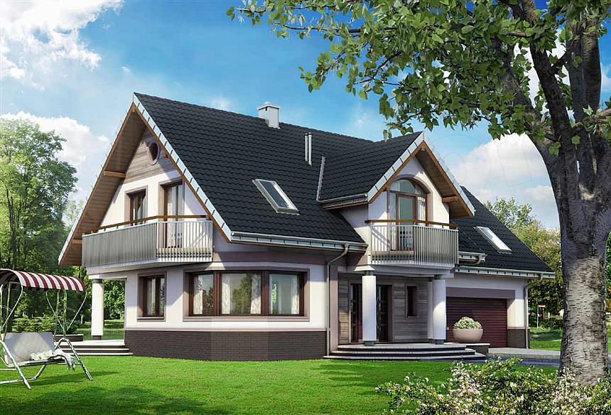 Projekt domu Heliotrop (1404)