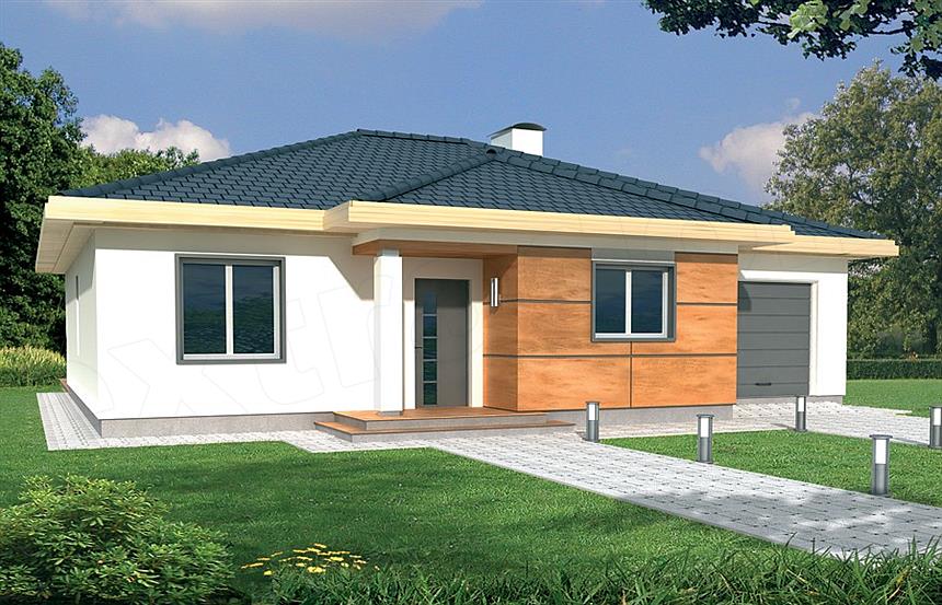 Projekt domu Milenka B 2-garaże