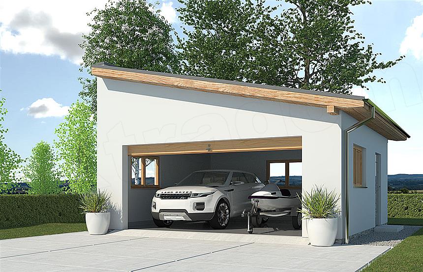 Projekt domu APG 2A budynek gospodarczy